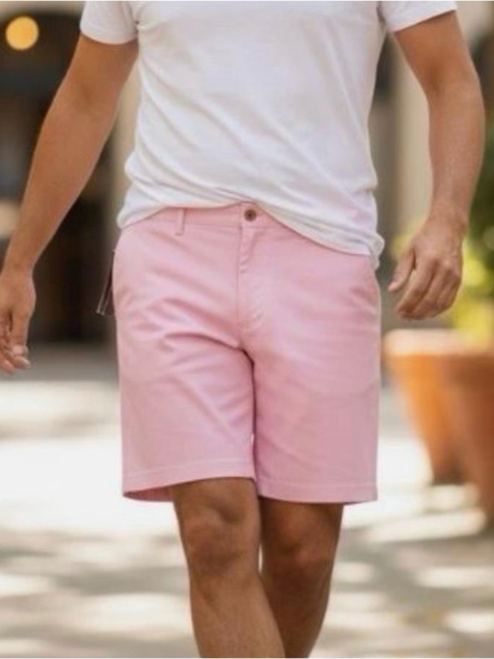 Polo Ralph Lauren Men’s Light Pink Chino Shorts | Classic Fit | Preppy
